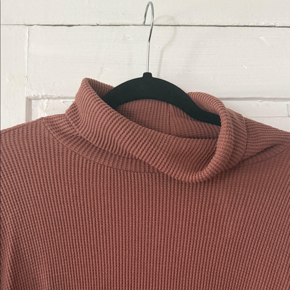 Abercrombie & Fitch Warm Brown Cowl Neck Sweater - Picture 3 of 3